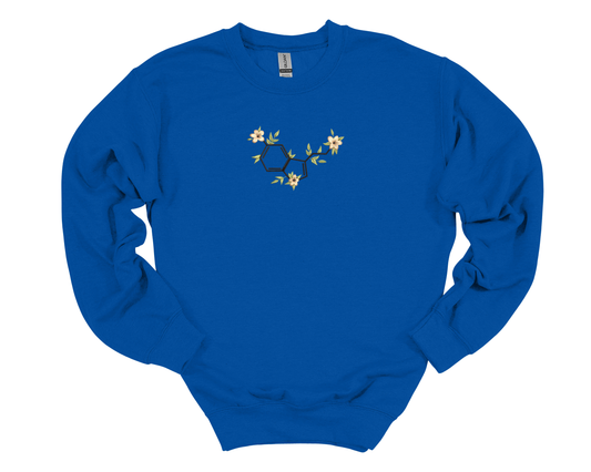 Wear Your Happy | Serotonin Embroidered Crewneck