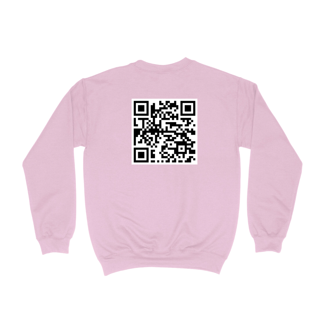 Dear Person Behind Me  QR Code Sweatshirt